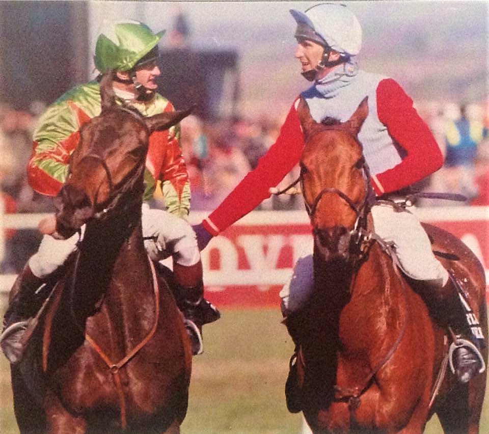 On which horse did Jimmy Frost, father of Bryony, with the Grand